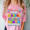 Proud GRANDMA Of a 2025 PRE-K Graduate -Graduation Comfort Color Blast T-Shirt Clay
