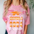 Proud Grandma Of A Class Of 2024 Matching Family Graduation Comfort Color Blast T-Shirt Clay