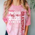 Proud Grandma Of A Class Of 2025 Senior Graduation 25 Comfort Color Blast T-Shirt Clay