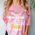 Proud Grandma Of a Soccer Senior 2026 Graduation Gifts Comfort Color Blast T-Shirt Clay