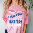 Proud Grandpa Of 2018 Senior T-Shirt Student Graduation Comfort Color Blast T-Shirt Clay