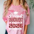 Proud Grandparent Of A 2026 Graduate Class Of Graduation Comfort Color Blast T-Shirt Clay