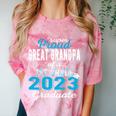 Proud Great Grandpa Of 1st Grade Graduate 2023 Graduation Comfort Color Blast T-Shirt Clay