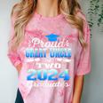 Proud Great Uncle Of Two 2024 Graduate Class 2024 Graduation Comfort Color Blast T-Shirt Clay
