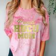 Proud HBCU Mom Graduation College Comfort Color Blast T-Shirt Clay