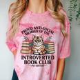 Proud Introverted Book Club Anti Social Reader Pet Cat Comfort Color Blast T-Shirt Clay Proud Introverted Book Club Anti Social Reader Pet Cat Comfort Color Blast T-Shirt Clay
