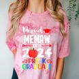 Proud MEMAW Of 2024 Pre-K Graduation Graduate Senior 2024 Comfort Color Blast T-Shirt Clay
