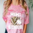 Proud Mimi Of A 2026 Senior Baseball Graduation Leopard Comfort Color Blast T-Shirt Clay