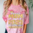 Proud Mom Of 2025 Graduate College Shirt Graduation Comfort Color Blast T-Shirt Clay
