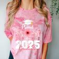 Proud Mom Of a 2025 Graduate Senior Mom Family Graduation Comfort Color Blast T-Shirt Clay