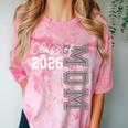 Proud Mom Of A 2026 Graduate Grad Senior Mother Graduation Comfort Color Blast T-Shirt Clay