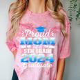Proud Mom Of 5th Grade Graduate 2024 Elementary Graduation Comfort Color Blast T-Shirt Clay