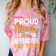 Proud Mom Of An Awesome Rad Tech Graduation Matching Family Comfort Color Blast T-Shirt Clay