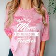 Proud Mom Of An Awesome Teacher Shirt Cute Graduation For Men Women Comfort Color Blast T-Shirt Clay