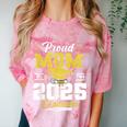 Proud Mom Of Two Class Of 2025 Graduates Twins Graduation Comfort Color Blast T-Shirt Clay