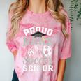 Proud Nana Of a Soccer Senior Class Of 2026 Graduation Comfort Color Blast T-Shirt Clay