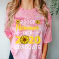 Proud Nanna Of 2020 Graduate Class Of 2020 Graduation Comfort Color Blast T-Shirt Clay