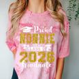 Proud Nonnie Of a Class Of 2026 Graduate Graduation 2026 Comfort Color Blast T-Shirt Clay