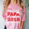 Proud Papa Of A Class Of 2018 Graduate Shirt Graduation Comfort Color Blast T-Shirt Clay