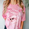 Proud Queen Masters Degree Graduation Women MSW Comfort Color Blast T-Shirt Clay