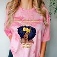 Proud Queen PhD Doctorate Degree Graduation T-Shirt Comfort Color Blast T-Shirt Clay