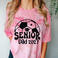 Proud Senior Dad Soccer Class Of 2027 Graduation Graduate Comfort Color Blast T-Shirt Clay