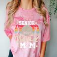 Proud Senior Mom Marching Band Mom Class Of 2025 Graduation Comfort Color Blast T-Shirt Clay