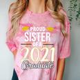 Proud Sister Of A 2021 Graduate Graduation Clothes MBA PhD Comfort Color Blast T-Shirt Clay