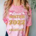 Proud Sister 2022 College Graduate Shirt Sibling Graduation Comfort Color Blast T-Shirt Clay