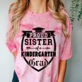 Proud Sister Of a Kindergarten Grad Graduation Shirt Comfort Color Blast T-Shirt Clay