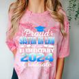 Proud Sister In Law Of 5th Grade Graduate 2024 Graduation Comfort Color Blast T-Shirt Clay