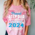 Proud Step Dad Of 5th Grade Graduate 2024 Family Graduation Comfort Color Blast T-Shirt Clay