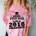 Proud Step Dad Of A Class Of 2018 Tee Graduate Graduation Z1 Comfort Color Blast T-Shirt Clay