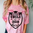 Proud Uncle Of a 2018 Grad Graduation Family Comfort Color Blast T-Shirt Clay