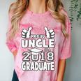 Proud Uncle Of A 2018 Graduate Senior Graduation Shirt Comfort Color Blast T-Shirt Clay