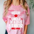 Proud Uncle Of A 2023 Senior Class Of 2023 Graduation Comfort Color Blast T-Shirt Clay