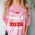 Proud Uncle Of A 2026 Graduate Senior Family Graduation Comfort Color Blast T-Shirt Clay