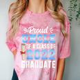 Proud Uncle Of A Class Of 2022 Graduate 22 Senior Graduation Comfort Color Blast T-Shirt Clay