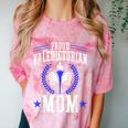 Proud Valedictorian Mom Graduation Grad Mom Class Of 2025 Comfort Color Blast T-Shirt Clay