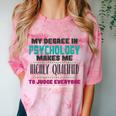 Qualified Psychologist PhD PsyD Shirt Graduation Comfort Color Blast T-Shirt Clay