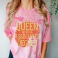 Queen Associate Degree Afrocentric Graduation T Shirt Comfort Color Blast T-Shirt Clay