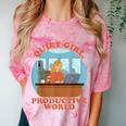 Quiet Girl Productive World Introvert Office Staff Secretary Comfort Color Blast T-Shirt Clay Quiet Girl Productive World Introvert Office Staff Secretary Comfort Color Blast T-Shirt Clay