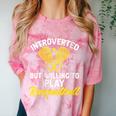 Racquetball Player Introvert Racquetball Comfort Color Blast T-Shirt Clay