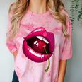 Rainbow Lips With a Cherry In The Mouth 80s Nostalgia Premium Tri-Blend Comfort Color Blast T-Shirt Clay Rainbow Lips With a Cherry In The Mouth 80s Nostalgia Premium Tri-Blend Comfort Color Blast T-Shirt Clay