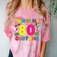Retro 80's Costume 80s Nostalgia Party Comfort Color Blast T-Shirt Clay Retro 80's Costume 80s Nostalgia Party Comfort Color Blast T-Shirt Clay