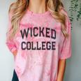 Retro Anti Social WICKED COLLEGE Introvert Stay Away From Me Comfort Color Blast T-Shirt Clay Retro Anti Social WICKED COLLEGE Introvert Stay Away From Me Comfort Color Blast T-Shirt Clay