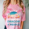 Retro Bearded Dragon Introvert For Lizard Lovers Comfort Color Blast T-Shirt Clay