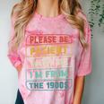 Retro Humor Please Be Patient With Me I'm From The 1900s Comfort Color Blast T-Shirt Clay