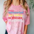 Retro Introverted But Willing Stargazing Lover Comfort Color Blast T-Shirt Clay