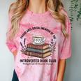 Retro Proud Introverted Book Club Anti Social Reader Comfort Color Blast T-Shirt Clay
